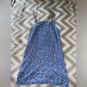 Tillys Women's Blue Floral Summer Dress Size S